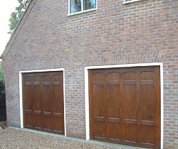 Pair of Cotswold Camden garage doors in Rickmansworth, Buckinghamshire
